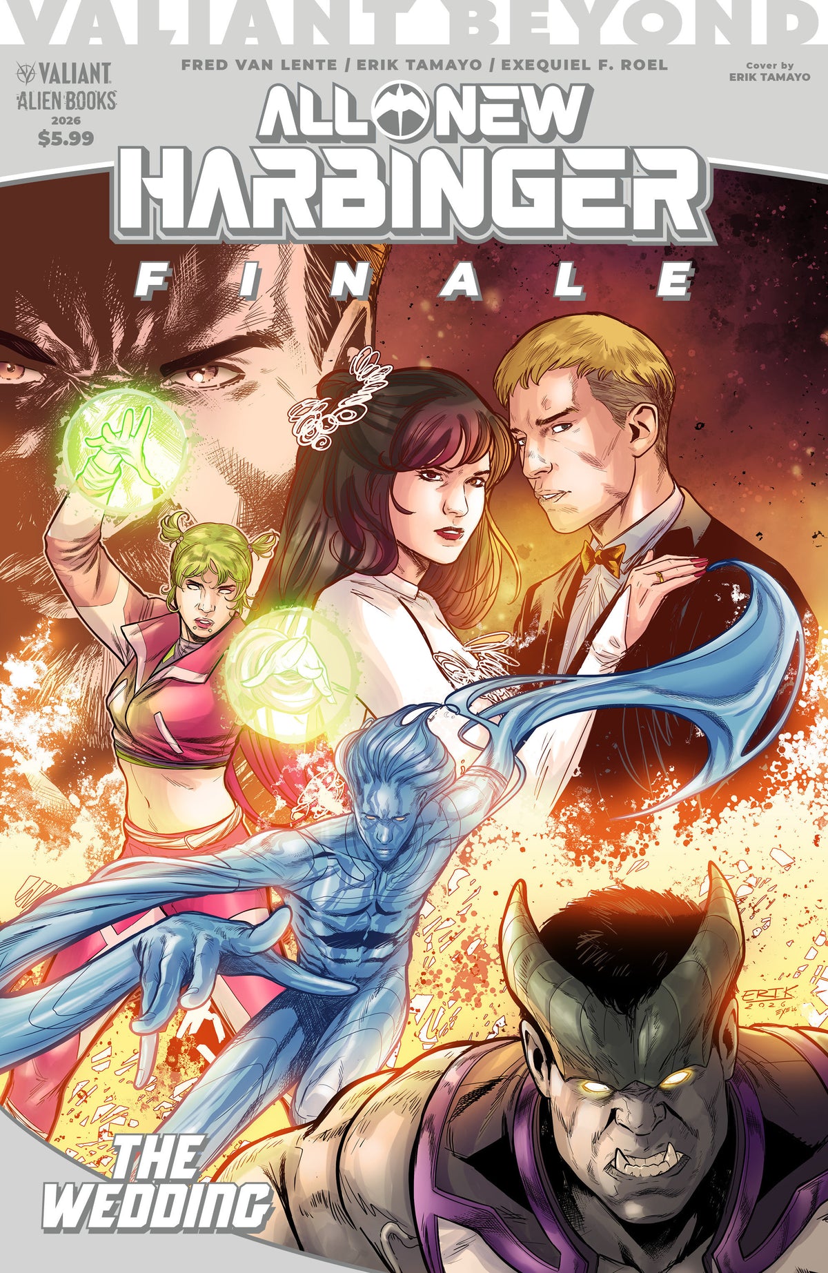 Valiant Beyond: All-New Harbinger Finale--The Wedding Cover A (Tamayo) CB (12/02/2026)