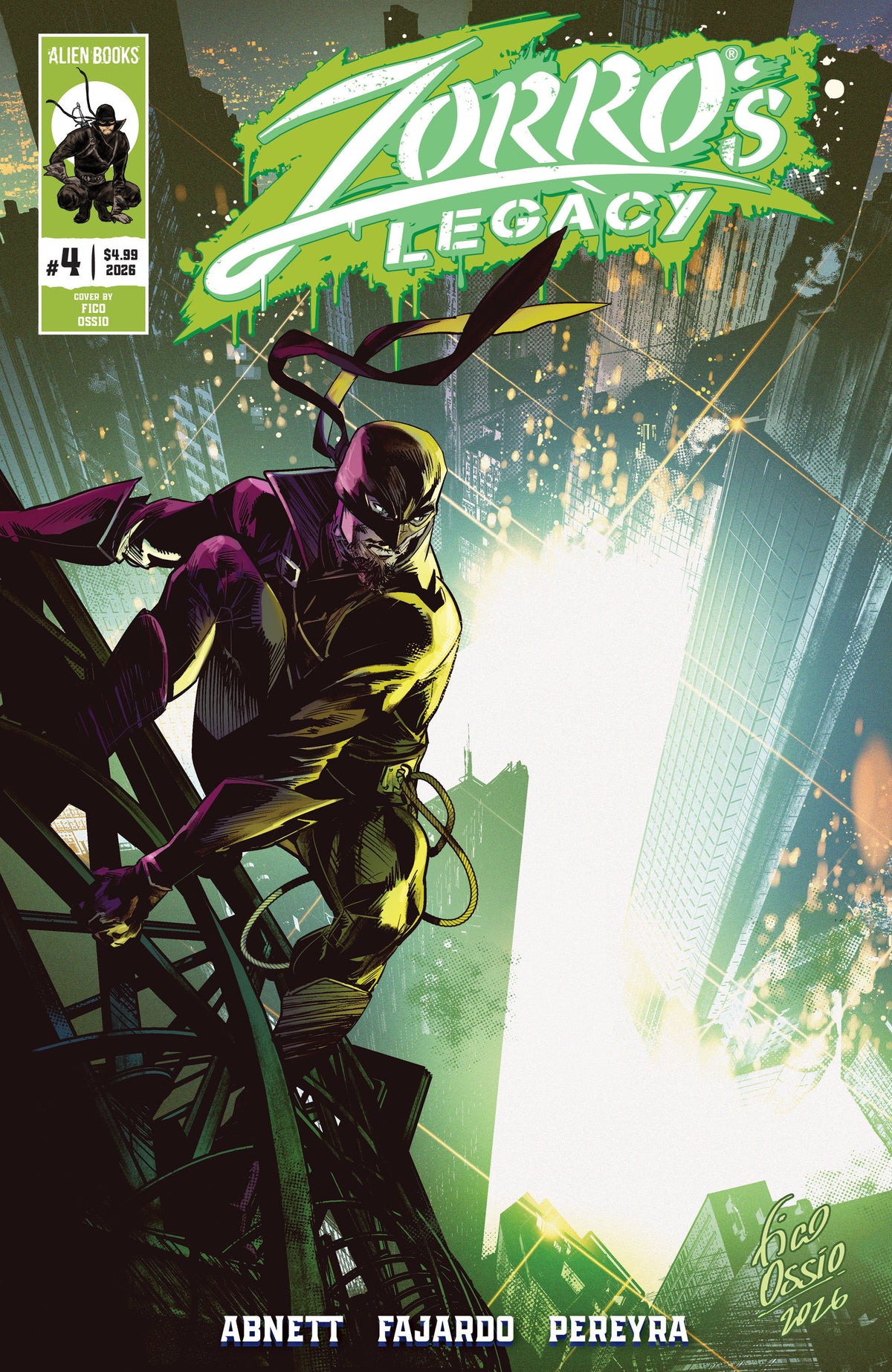 Zorro's Legacy #4 Variant B (Ossio) CB (11/18/2026)