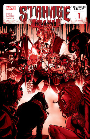 STRANGE ACADEMY: BLOOD HUNT #1 HUMBERTO RAMOS BLOOD SOAKED 2ND PRINTING VARIANT [BH]