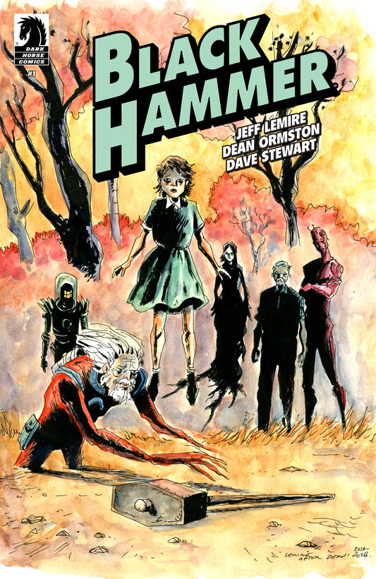 Black Hammer #1 (Facsimile Reprint) (CVR B) (1:10) (Jeff Lemire) CB [1:10] (02/10/2027)