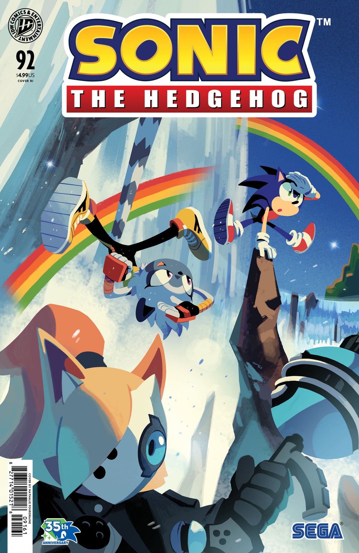 Sonic the Hedgehog #92 Variant RI (15) (Fourdraine) CB [1:15] (12/09/2026)