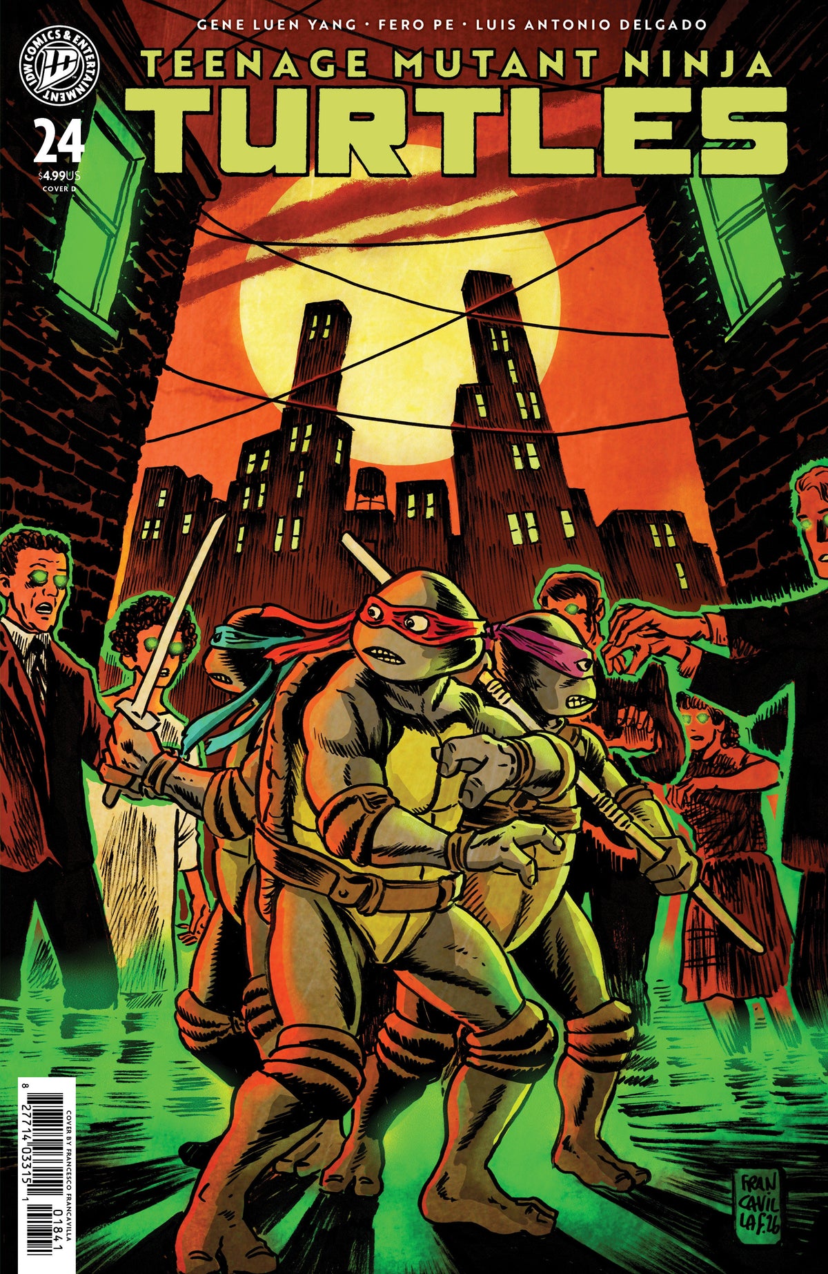Teenage Mutant Ninja Turtles #24 Variant D (Francavilla) CB (11/11/2026)