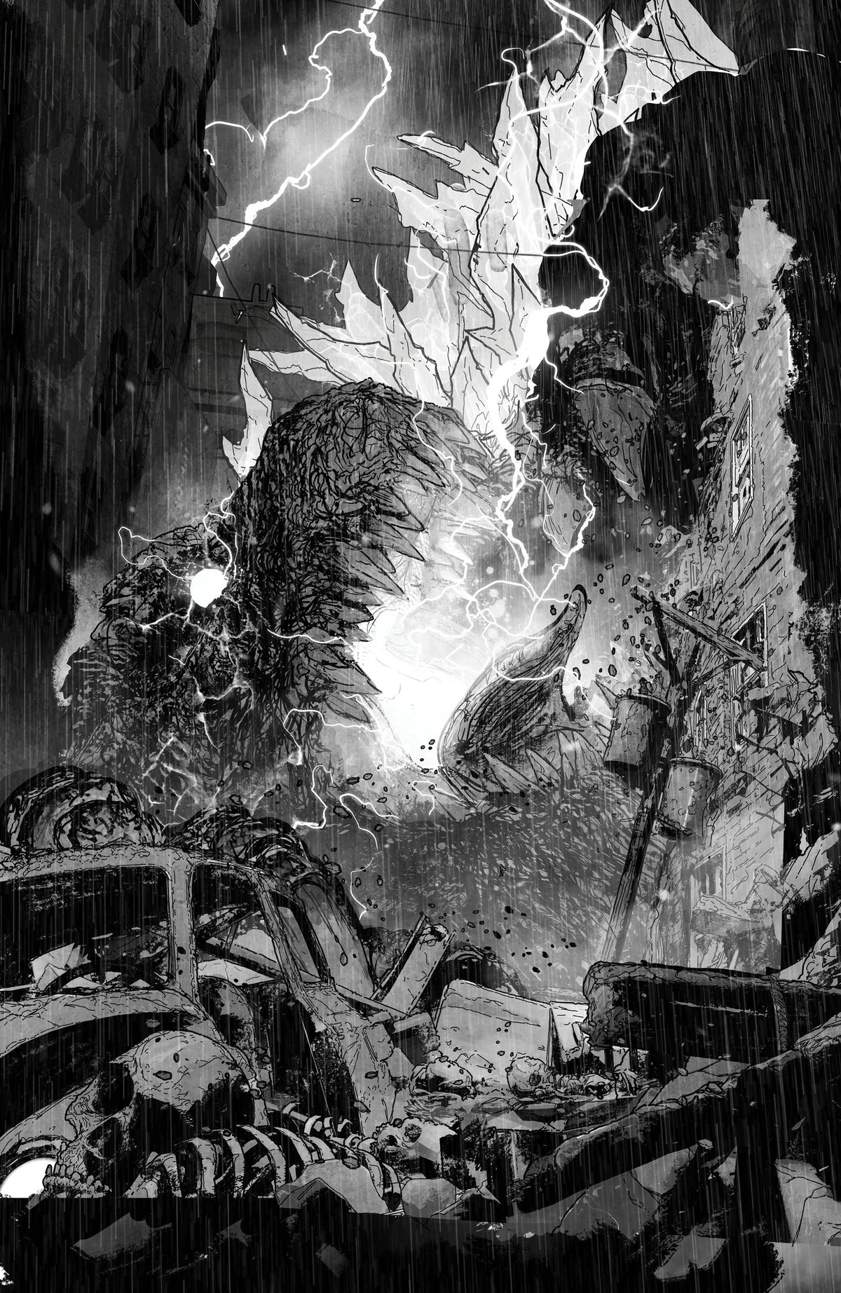 The Horror of Godzilla [Kai-Sei Era] #4 Variant RI (10) (Jones B&W Full Art) CB [1:10] (01/13/2027)