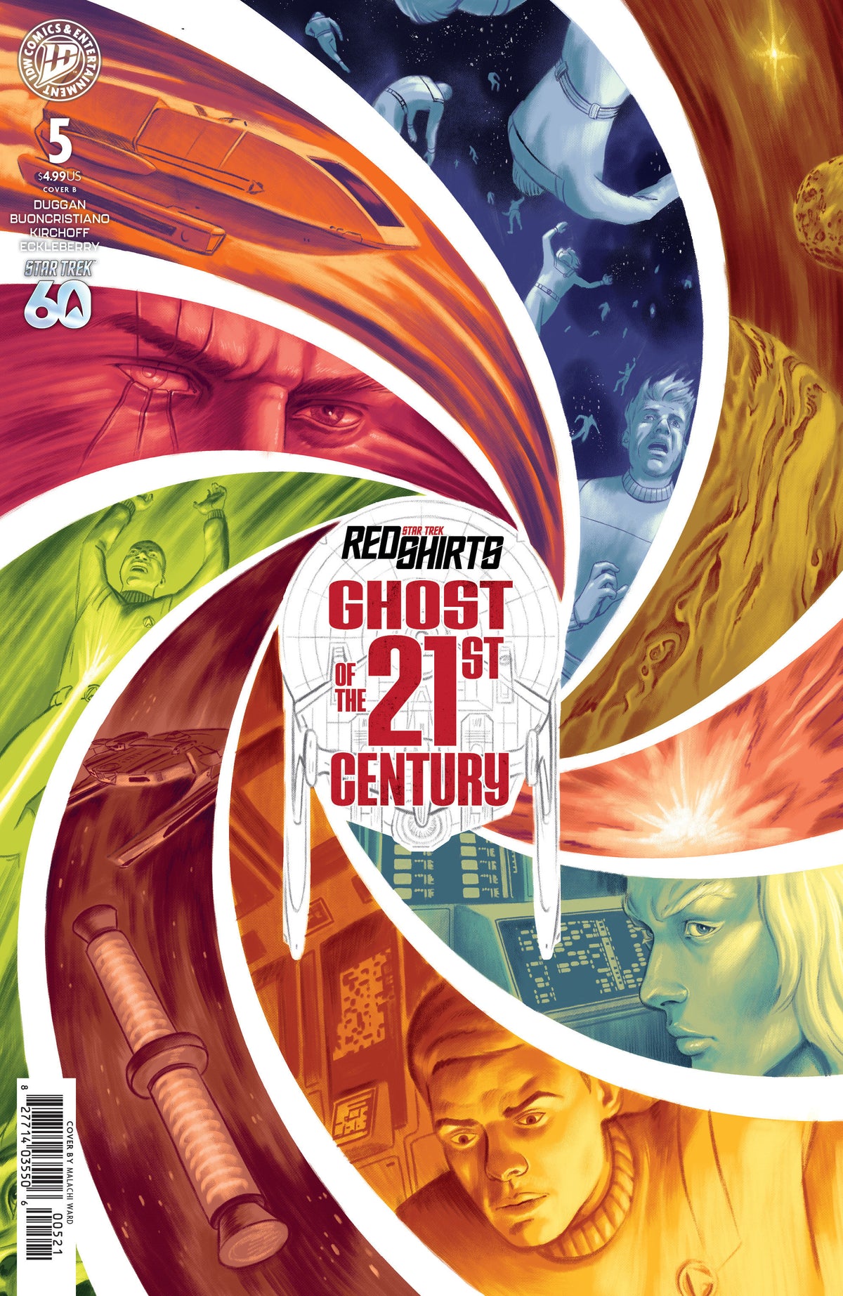Star Trek: Red Shirts--Ghost of the 21st Century #5 Variant B (Ward) CB (12/09/2026)