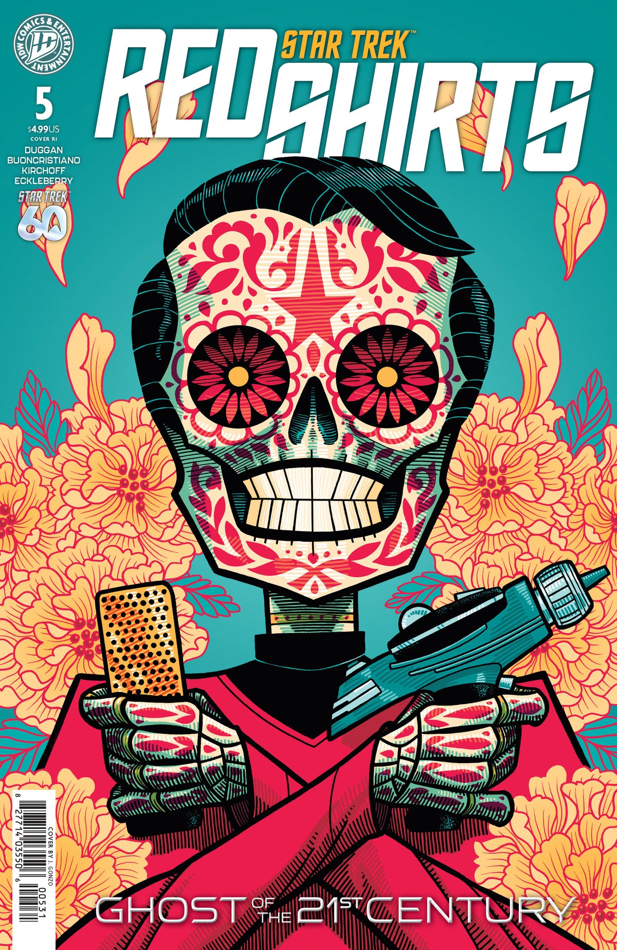 Star Trek: Red Shirts--Ghost of the 21st Century #5 Variant RI (10) (J. Gonzo) CB (12/09/2026)