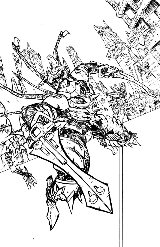 Starship Godzilla: Invasion X [Kai-Sei Era] #2 Variant RI (10) (Ono B&W Full Art) CB [1:10] (11/11/2026)