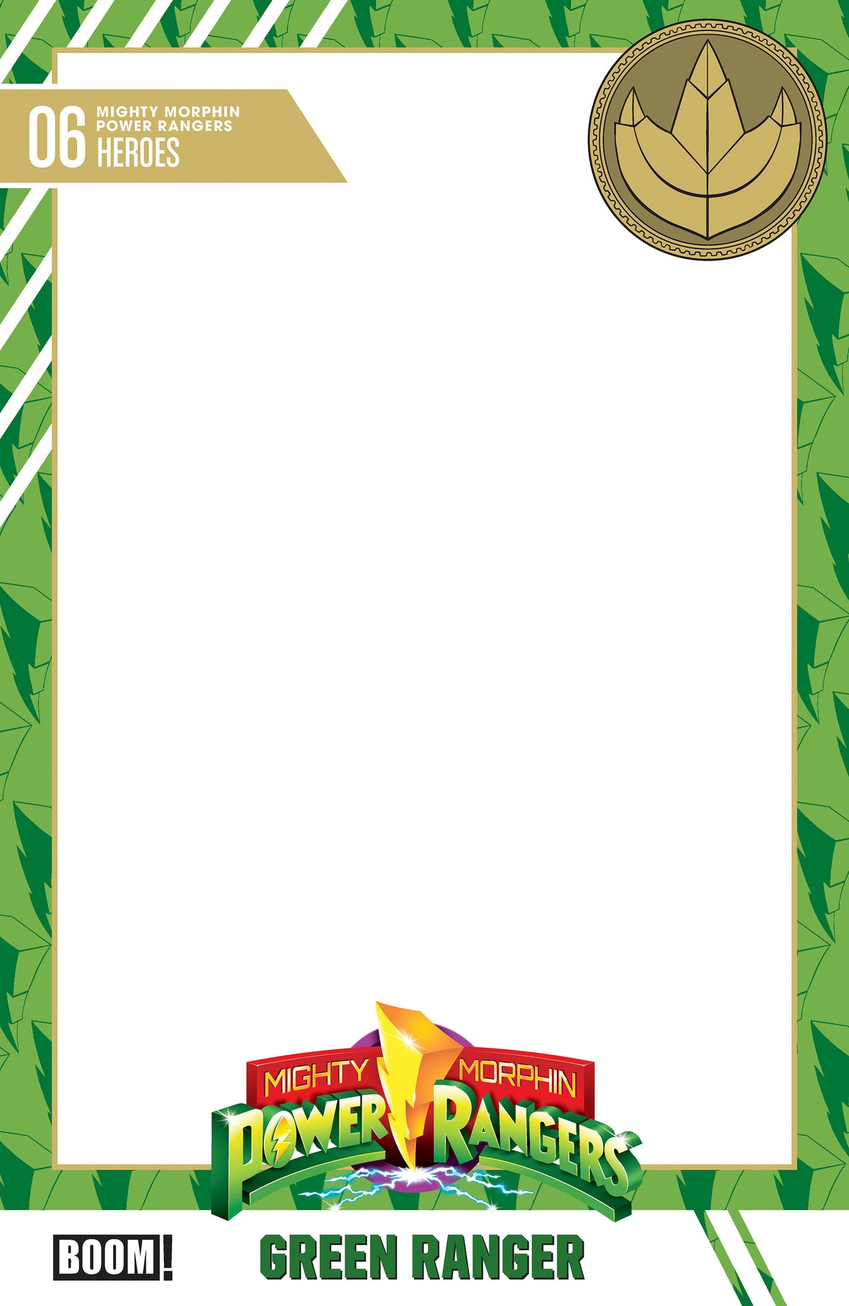 Mighty Morphin Power Rangers (2026) #6 D Trading Card Blank Sketch Variant CB (11/25/2026)