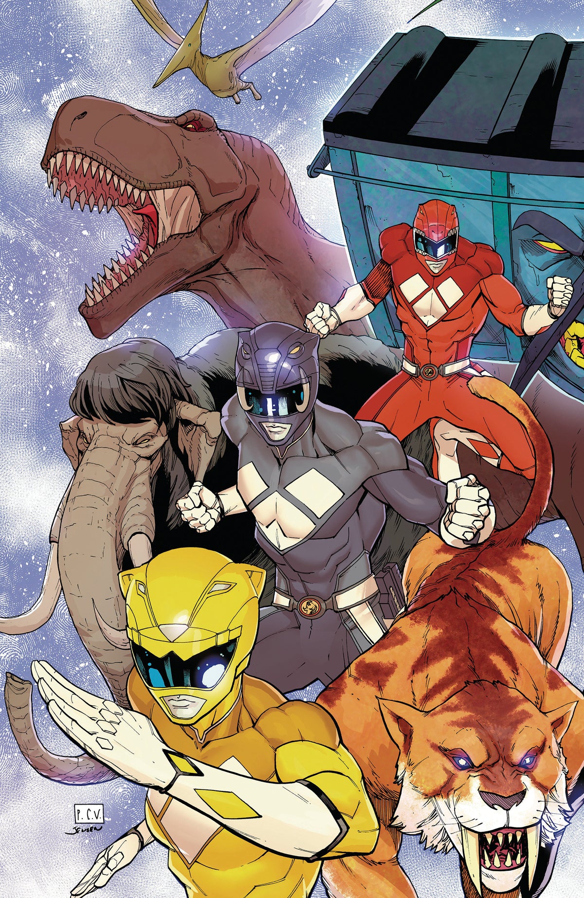 Mighty Morphin Power Rangers (2026) #6 F 1:10 INCV Foil Variant (Full Art, Foil, Sevy) CB [1:10] (11/25/2026)