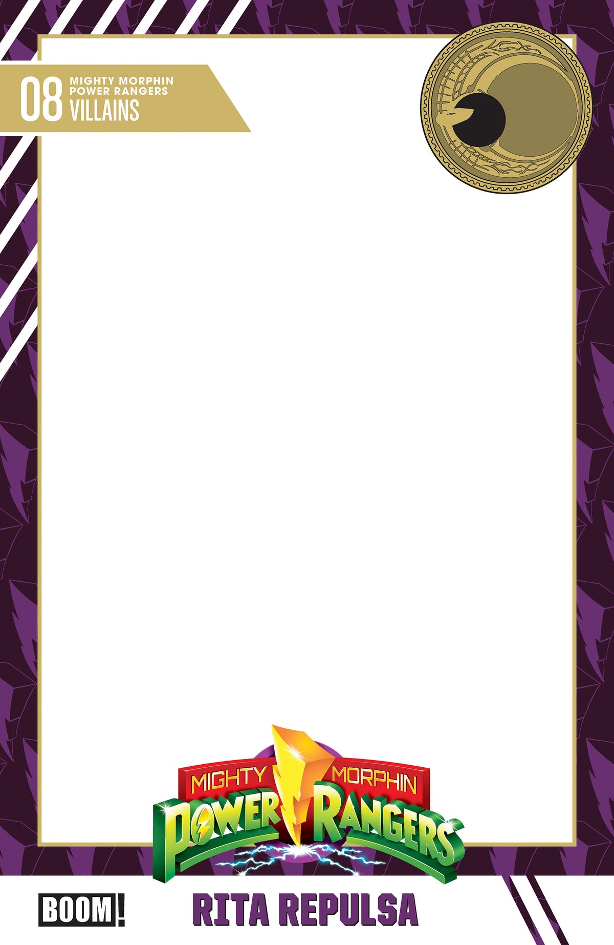 Mighty Morphin Power Rangers (2026) #8 D Trading Card Blank Sketch Variant CB (01/27/2027)