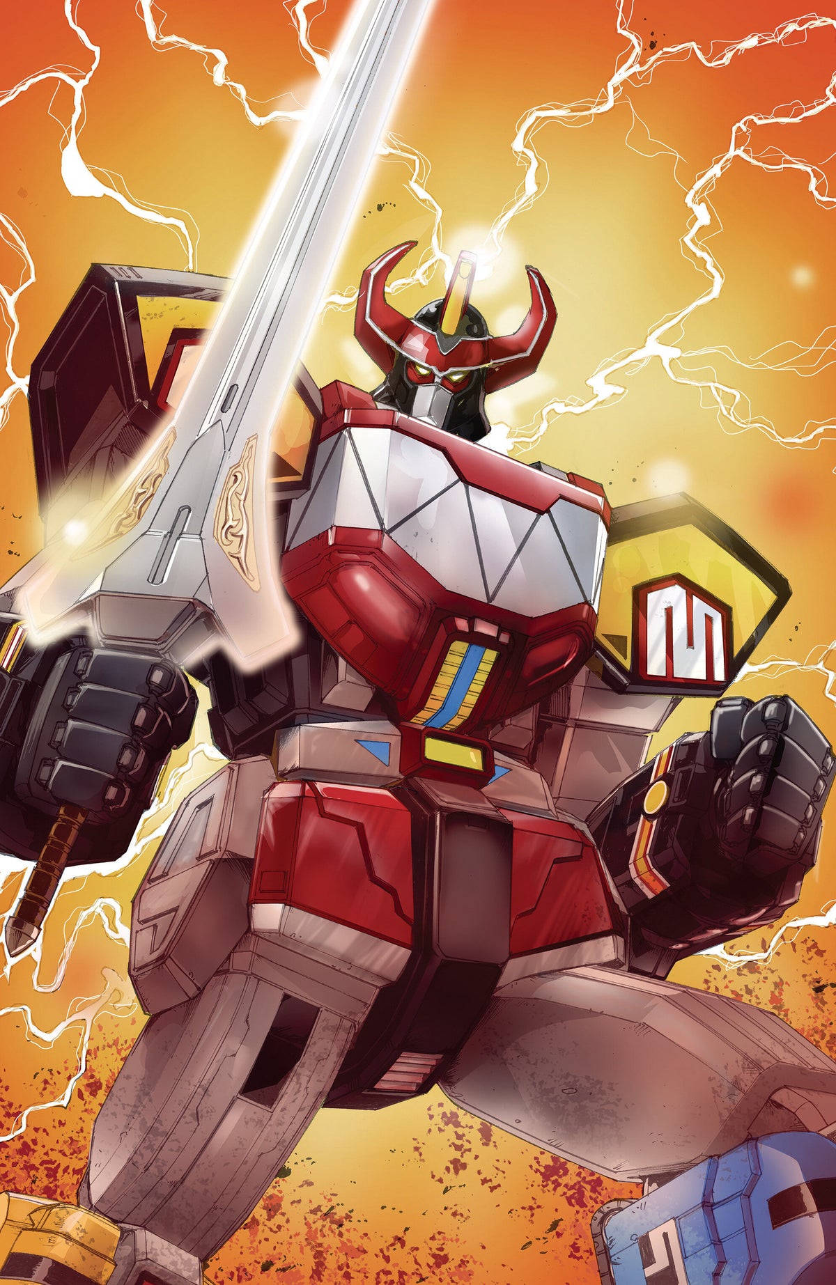 Mighty Morphin Power Rangers (2026) #8 F 1:10 INCV Foil Variant (Full Art, Foil,Griffith) CB [1:10] (01/27/2027)