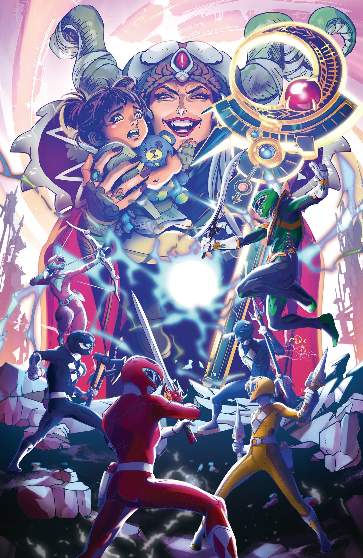 Mighty Morphin Power Rangers (2026) #8 I 1:40 INCV (Full Art, Francisco) CB [1:40] (01/27/2027)