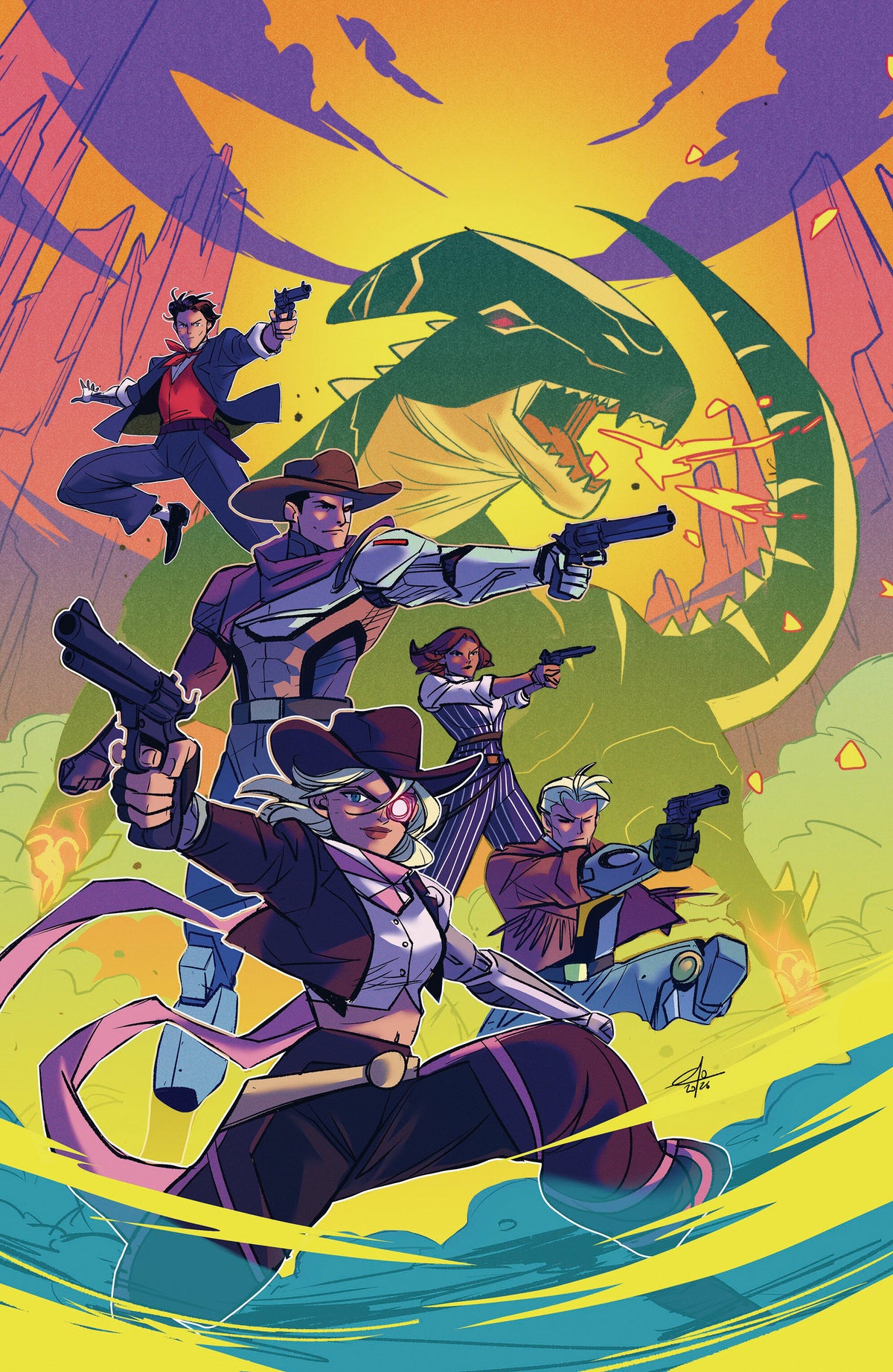 Power Rangers Unlimited #7 E 1:10 INCV Foil Variant (Full Art, Foil, Carlini) CB [1:10] (01/20/2027)