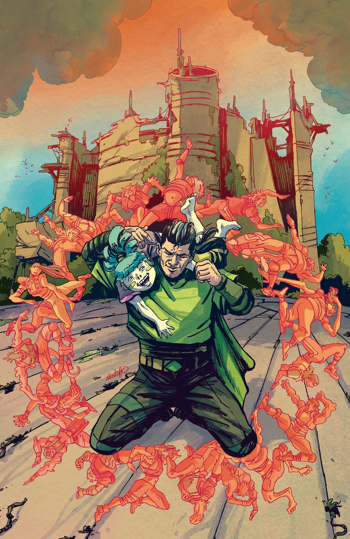 Power Rangers Green #4 E 1:10 INCV Foil Variant (Full Art, Foil, Vargas) CB [1:10] (11/18/2026)