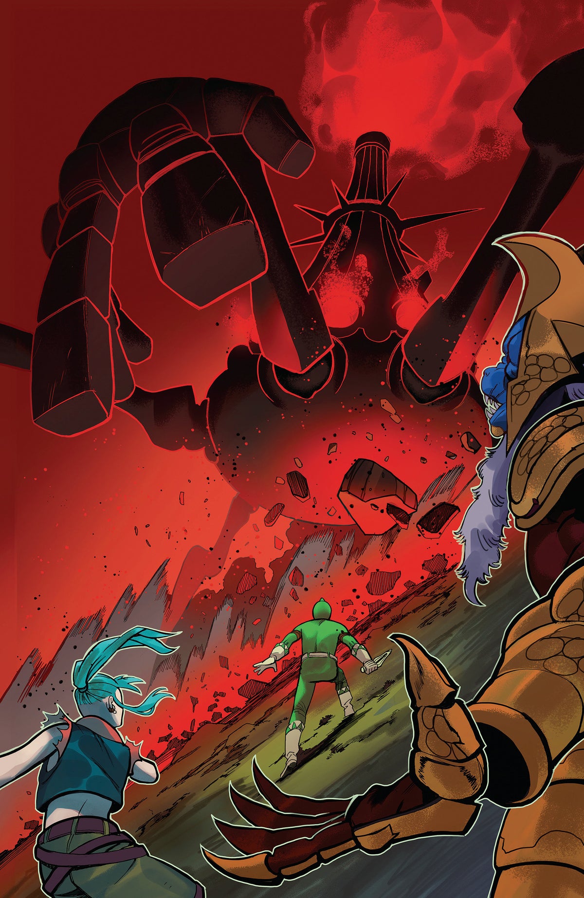 Power Rangers Green #4 H 1:50 INCV Variant (Full Art, Rivas) CB [1:50] (11/18/2026)