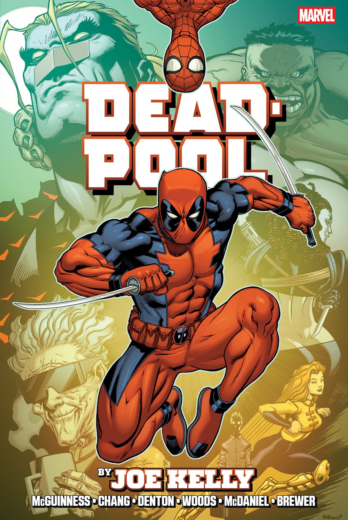 Deadpool By Joe Kelly Omnibus Ed Mcguinness Montage Cover [New Printing] HC (03/30/2027)