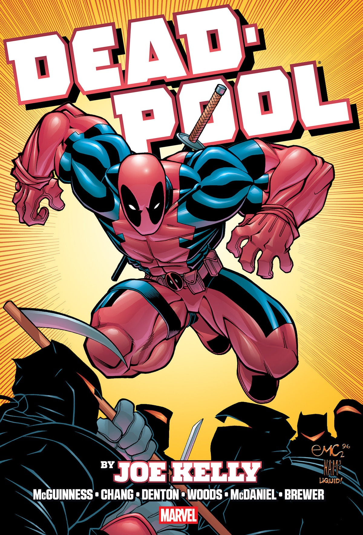 Deadpool By Joe Kelly Omnibus Ed Mcguinness Ninja Cover [New Printing, DM Only] HC (03/30/2027)