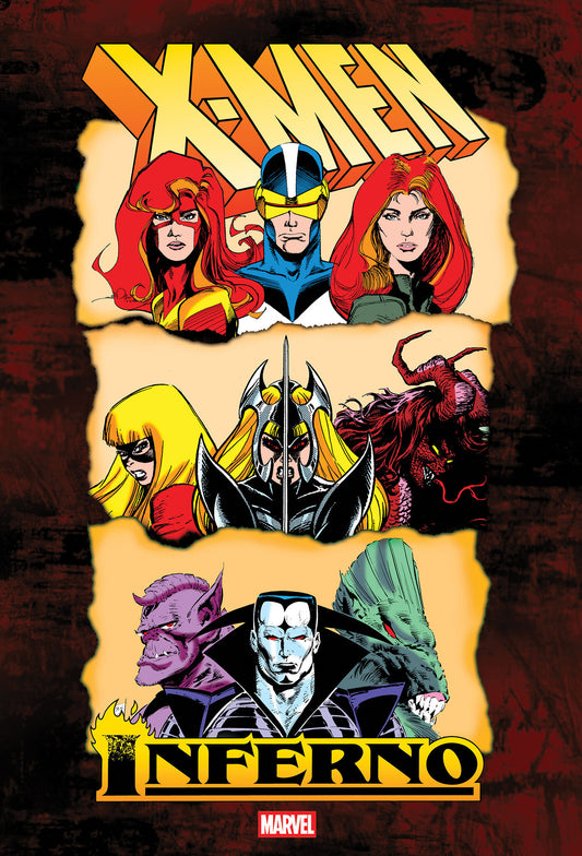 X-Men: Inferno Omnibus Silvestri/Blevins/Simonson Headshots Cover [New Printing, DM Only] HC (05/25/2027)