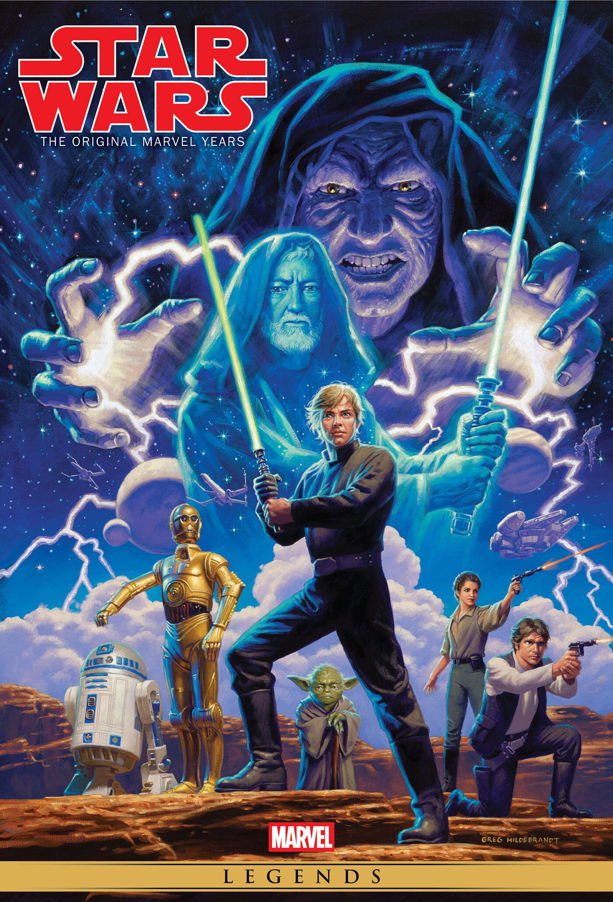 Star Wars: The Original Marvel Years Omnibus Vol. 3 Greg Hildebrandt Cover [New Printing, DM Only] HC (06/08/2027)