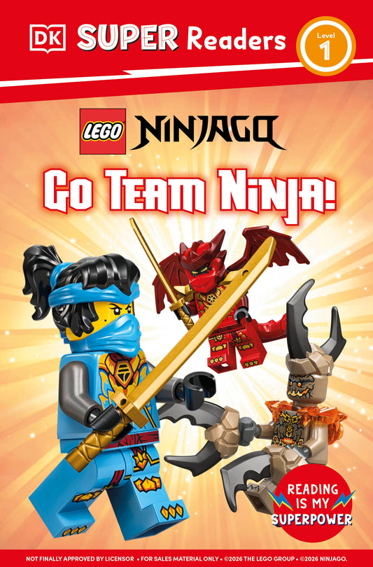 DK Super Readers Level 1 LEGO NINJAGO Go Team Ninja HC (01/12/2027)
