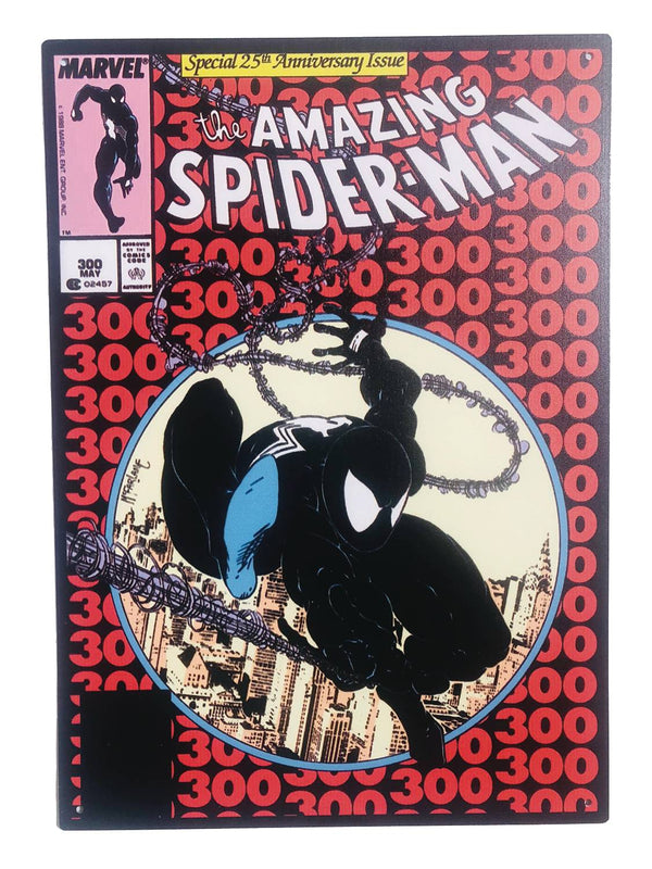 MARVEL SPIDER-MAN 300 16X12IN METAL SIGN (C: 1-1-2)