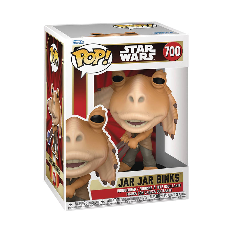 POP STAR WARS STAR WARS JAR JAR BINKS W/ BOOMA BALLS VIN FIG