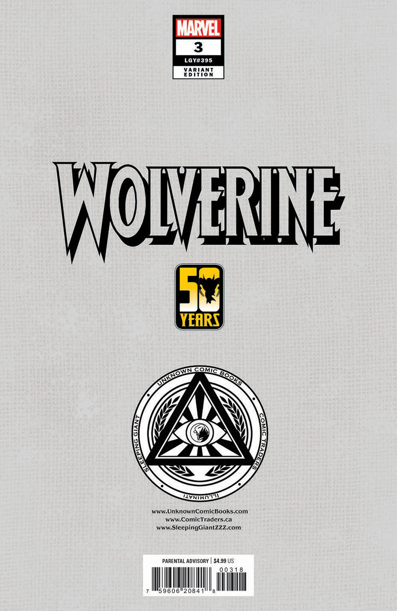 [2 Pack] Wolverine #3 & Wolverine: Revenge - Red Band #4 Unknown Comics MICO SUAYAN Connecting Cover Exclusive Virgin Var [Polybagged] Explicit Content (01/22/2025)