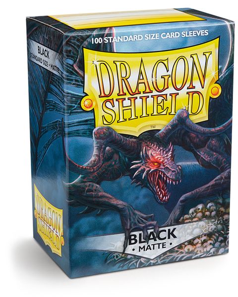 Dragon Shield 100ct Box Deck Protector Matte Black