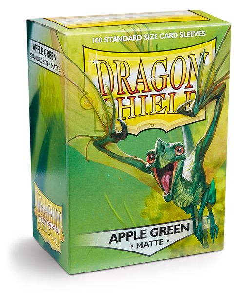 Dragon Shield 100ct Box Deck Protector Matte Apple Green