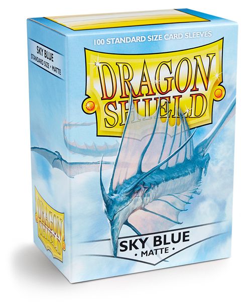 Dragon Shield 100ct Box Deck Protector Matte Sky Blue