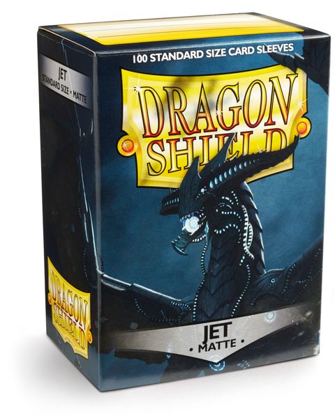 Dragon Shield 100ct Box Deck Protector Matte Jet