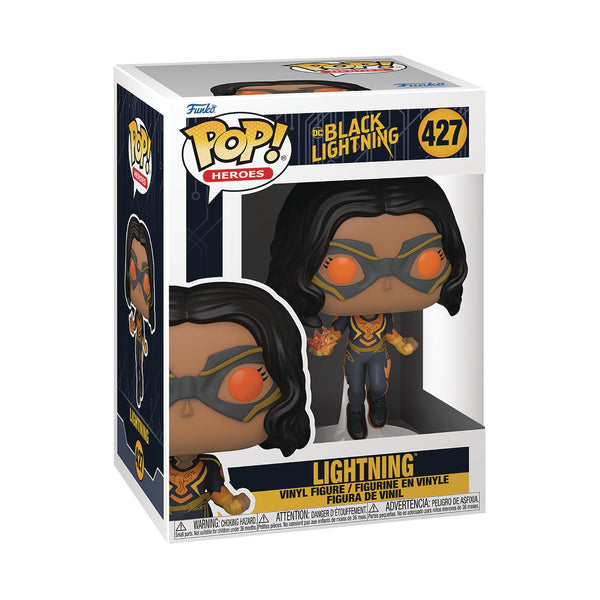 POP HEROES BLACK LIGHTNING LIGHTNING VINYL FIG (C: 1-1-2)