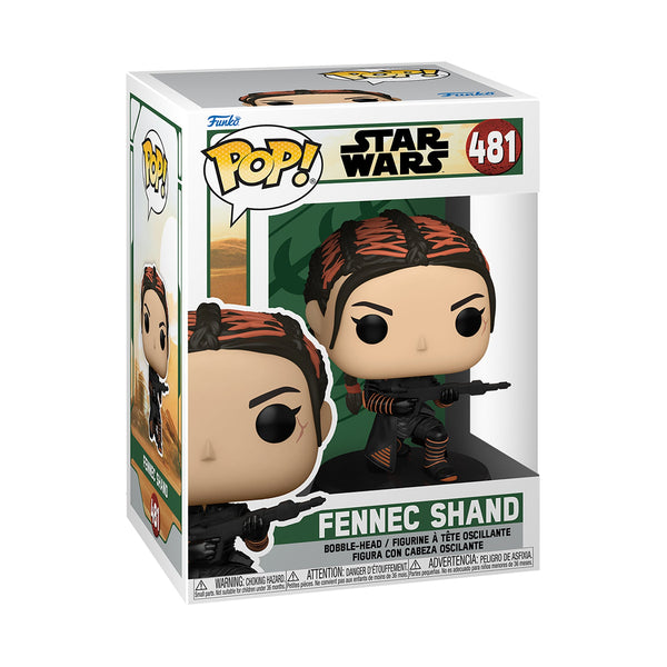 POP STAR WARS BOBA FETT FENNEC SHAND VIN FIG (C: 1-1-2)