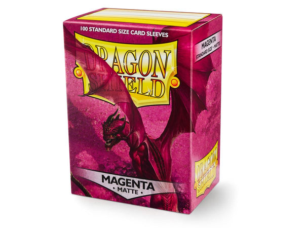 Dragon Shield 100ct Box Deck Protector Matte Magenta